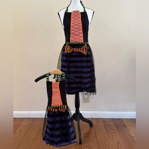 Mommy & Me Halloween Witch Apron Set